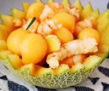 吃虾吃哈密瓜,夏日美食搭配新风尚